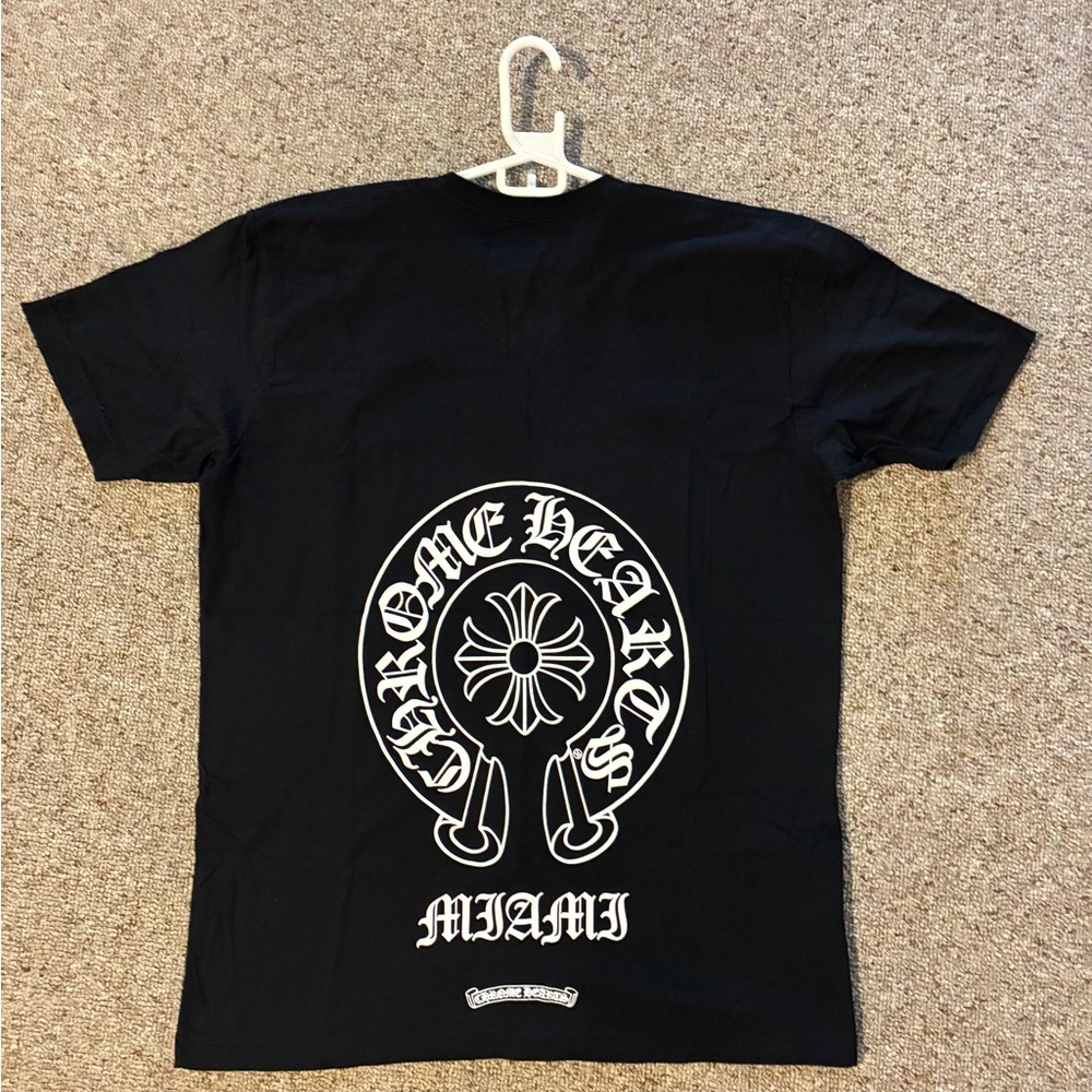Chrome Hearts Black Short Sleeve Tee